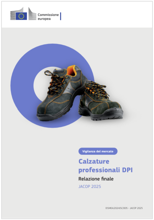 Calzature DPI (per uso professionale) - Vigilanza del mercato