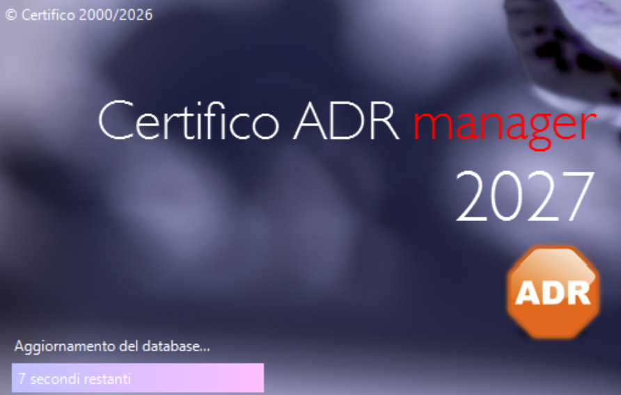 Certifico ADR Manager 2027.0 | Update Ottobre 2026 / ADR 2027