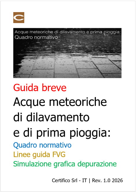 Guida breve Acque meteoriche di dilavamento e di prima pioggia 