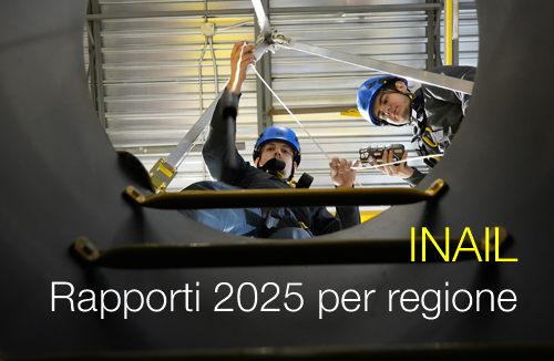 INAIL: Rapporti 2025 per regione INAIL: Rapporti 2025 per regione