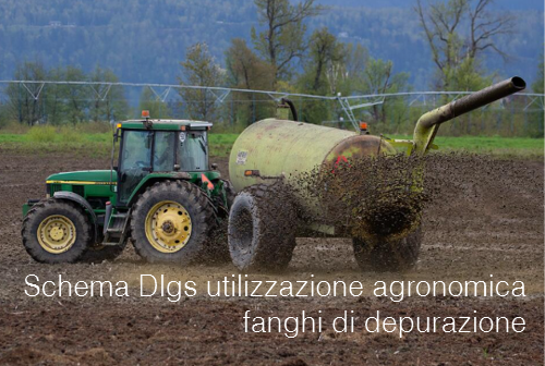 Schema Dlgs utilizzazione agronomica dei fanghi di depurazione 