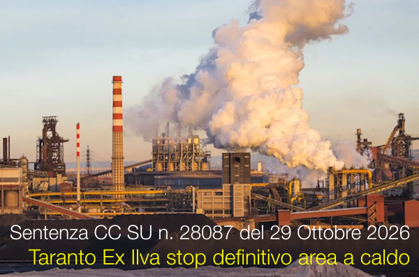 Sentenza C. Cassazione SU n. 28087 del 29 Ottobre 2026