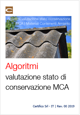 Algoritmi valutazione stato conservazione MCA 00