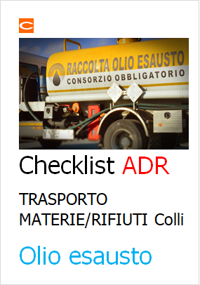Check list ADR colli