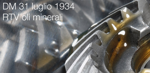 DM 31 luglio 1934 RTV oli minerali