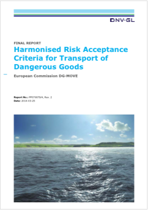 Harmonized risk accentampe criteria trasport dangerous goods