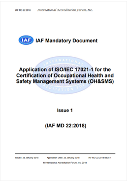 IAF Mandatory Document Application of ISO IEC 17021  1