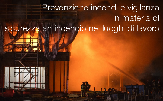 Prevenzione Incendi luoghi di lavoro