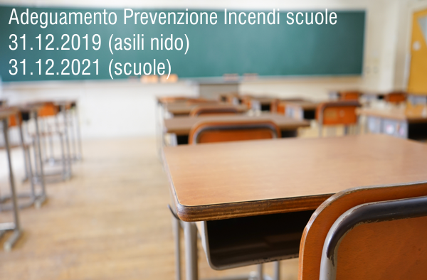 Adeguamento Prevenzione Incendi scuole