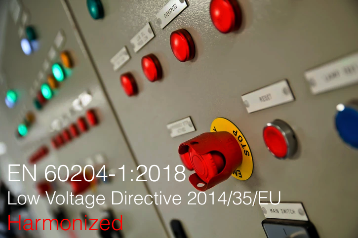 EN 60204 1 2018 Harmonized directive 2014 35 EU