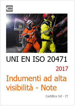 EN ISO 20471 Indumenti alta  vibilita    Note