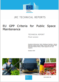 EU GPP criteria public space maintenance