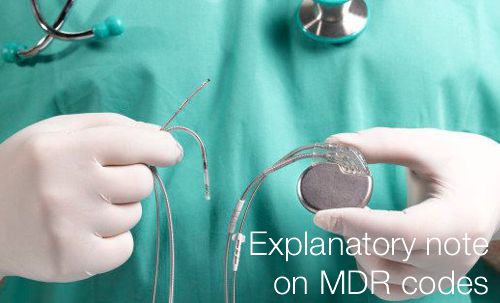 Explanatory note on MDR codes