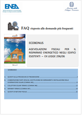 FAQ ENEA Ecobonus