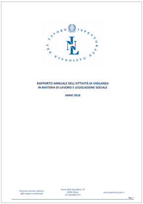 Rapporto annuale INL 2018