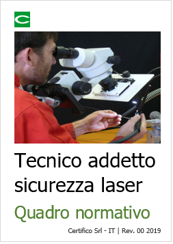 Tecnico addetto Sicurezza laser