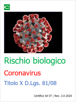 Rischio biologico Coronavirus Rev  3 0