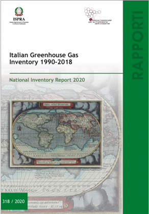 Italian Greenhouse gas 1990 2018
