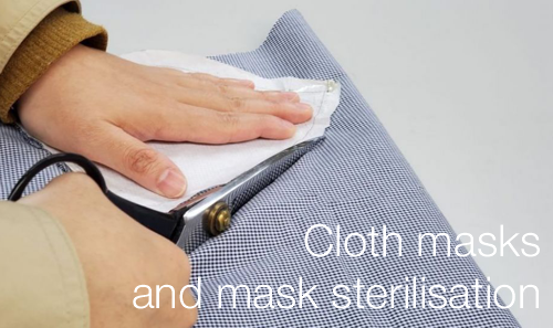 Cloth masks and mask sterilisation