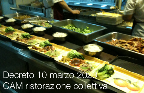 Decreto 10 marzo 2020 CAM ristorazione collettiva