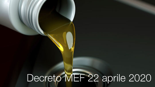 Decreto MEF 22 aprile 2020