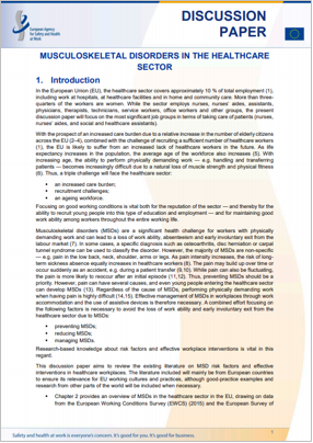 EU OSHA Discussion paper