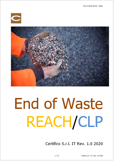 End of waste REACH CLP