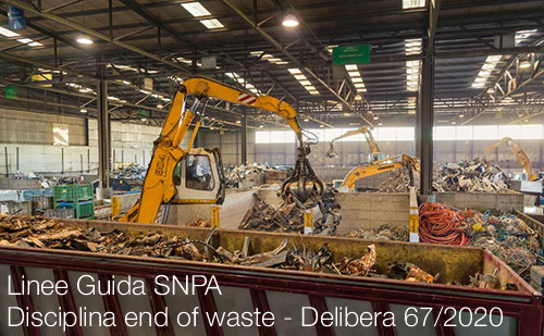 Linee Guida SNPA applicazione della disciplina end of waste