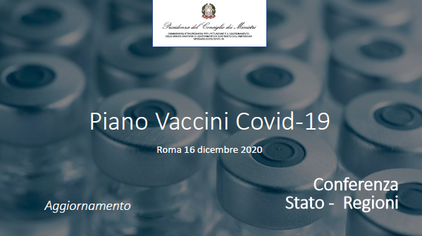 Piano Vaccini Covid Italia