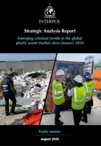 Report criminal trends plastic waste INTERPOL 2020