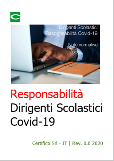 Responsabilit  Dirigenti Scolastici DS Covid 19