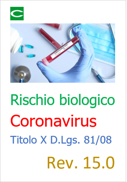 Rischio biologico Coronavirus Titolo X D Lgs  81 2008 Rev  15 0 2020