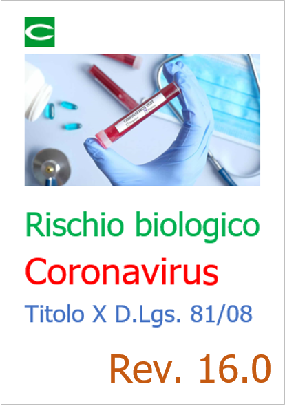 Rischio biologico Coronavirus Titolo X D Lgs  81 2008 Rev  15 0 2020