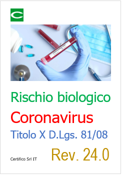 Rischio biologico coronavirus Rev  24 0