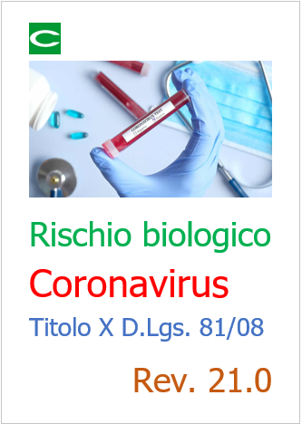 Rischio biologico coronavirus Titolo X Rev 21 0