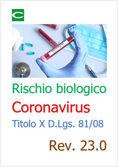 Rischio biologico coronavirus Titolo X Rev 23 0