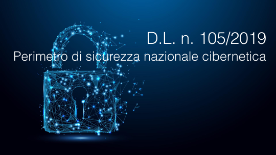 D L  n  105 2019 Perimetro di sicurezza nazionale cibernetica
