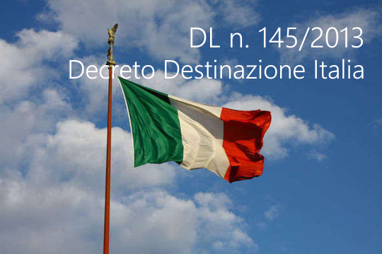 Decreto Legge n  145 del 23 dicembre 2013   Decreto Destinazione Italia