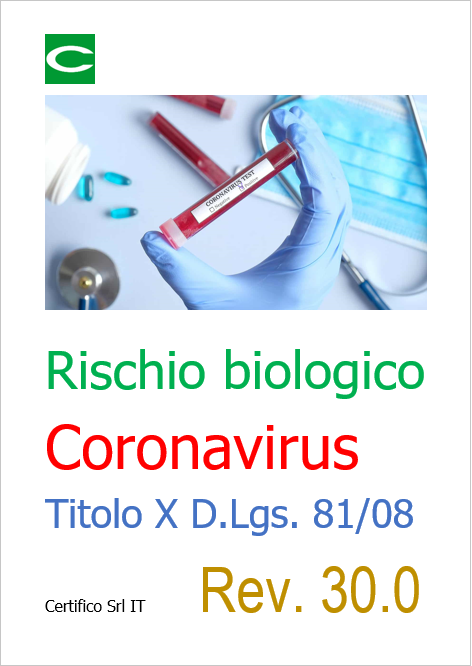 Rischio biologico Coronavirus 30 2021
