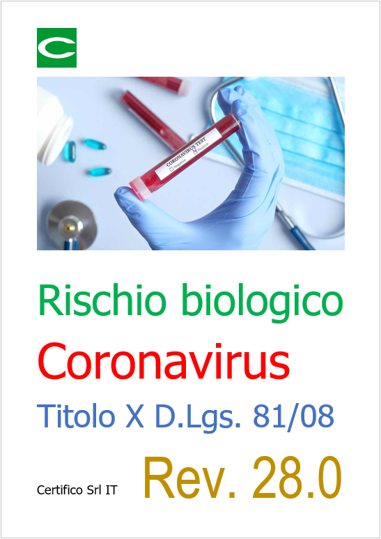 Rischio biologico coronavirus Rev 28