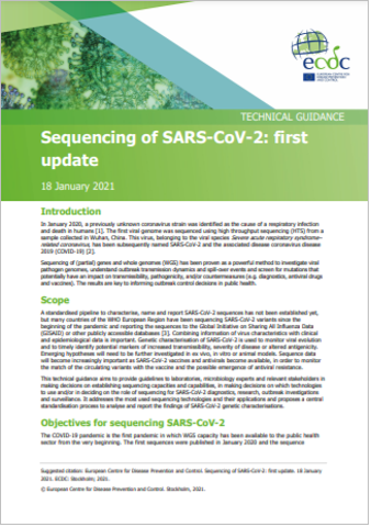 Sequencing of SARS CoV 2