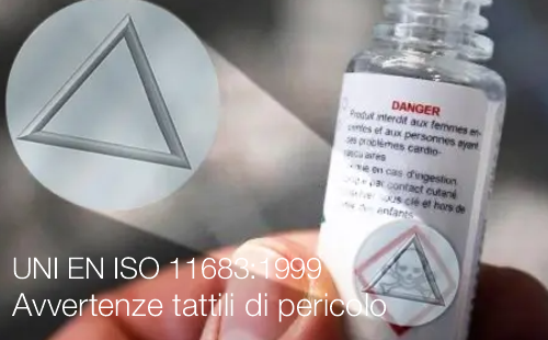 UNI EN ISO 11683 1999 Imballaggi   Avvertenze tattili di pericolo   Requisiti