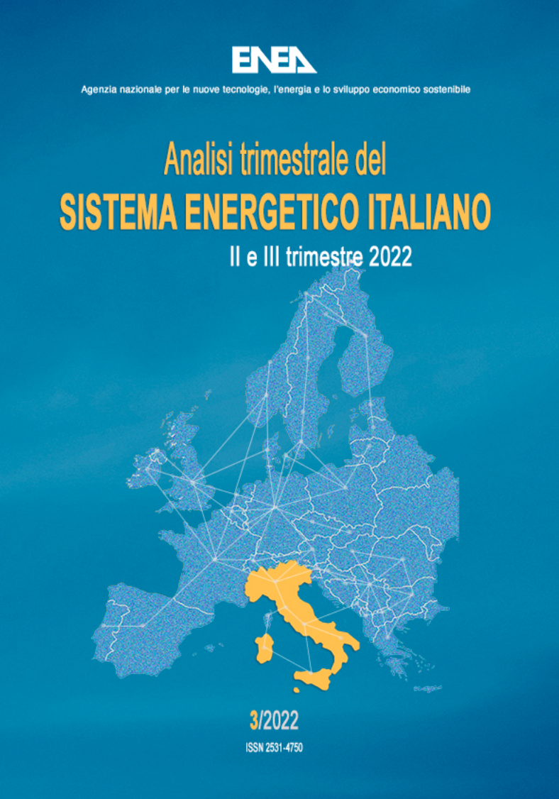 Analisi trimestrale del sistema energetico italiano II e III trim 2022