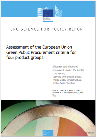 Assessment EU Green Public Procurement criteria for four product groups 2022