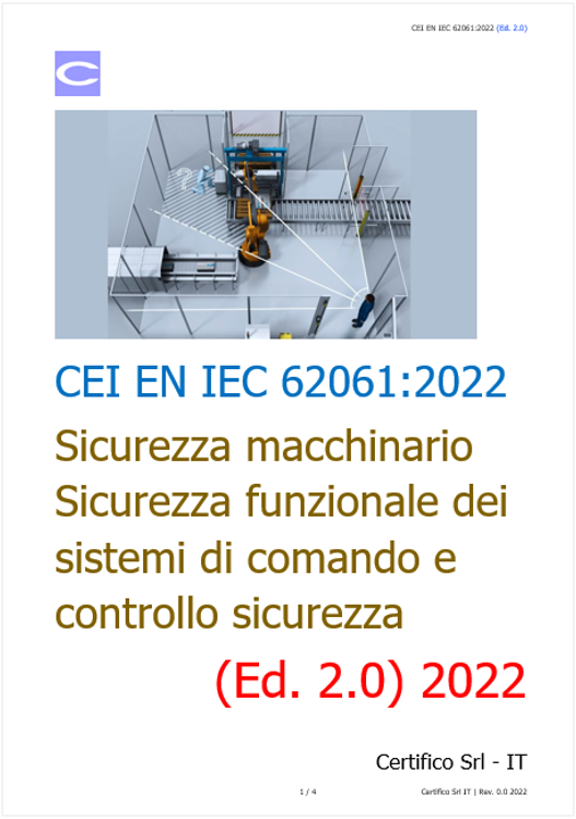 CEI EN IEC 62061 2022