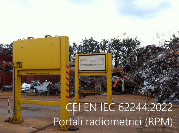 CEI EN IEC 62244 2022 Portali radiometrici RPM