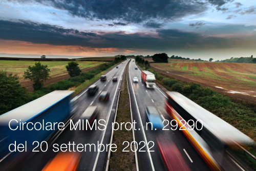 Circolare MIMS prot  n  29290 del 20 settembre 2022