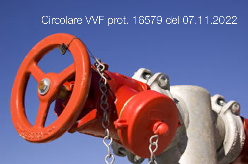 Circolare VVF prot  16579 del 07 11 2022