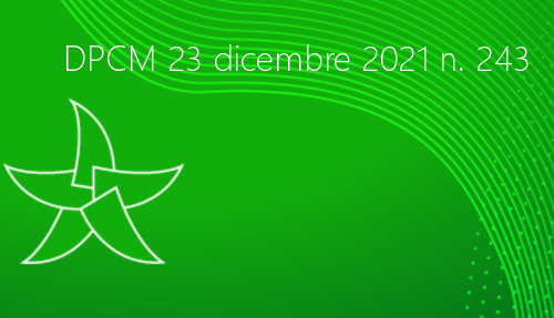 DPCM 23 dicembre 2021 n  243