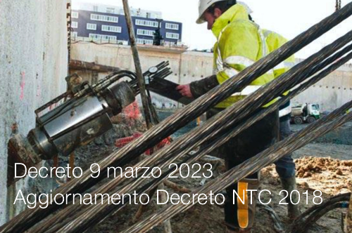 Decreto 9 marzo 2023   Aggiornamento Decreto NTC 2018